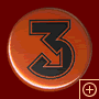 Dritte Wahl Badge "3"